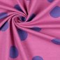 Preview: French Terry - Big Dots - fuchsia