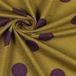 Preview: French Terry - Big Dots - dark ochre