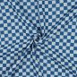 Preview: Musselin - Checks - blue