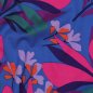 Preview: Viskose Stretch - Spring Garden - royal blue/magenta - Nerida Hansen