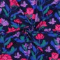 Preview: Viskose mit LENZING™ ECOVERO™ Fasern - Amira Floral - navy - Nerida Hansen