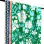 Preview: Bio Baumwoll Satin - Fiori - Col. 02 green - Al Lago - Hamburger Liebe - Albstoffe