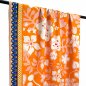 Preview: Bio Baumwoll Satin - Fiori - Col. 01 orange - Al Lago - Hamburger Liebe - Albstoffe