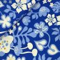 Preview: Bio Jersey - Fiori - Col. 03 - blau - Al Lago - Hamburger Liebe - Albstoffe