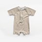 Preview: Badestoff Jersey - Stripes - beige