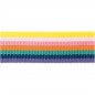 Preview: Gurtband - 40mm - gestreift Rainbow - Rico Design