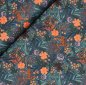 Preview: Baumwollwebware - Flowers and Frogs - jeans