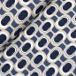 Preview: Baumwolle - Barcloth - Orbs - blue - Modern Retro - Cloud9 Fabrics