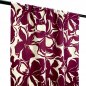 Preview: Baumwoll Satin - Noori Flowers - bordeaux