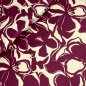 Preview: Baumwoll Satin - Noori Flowers - bordeaux