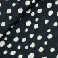 Preview: Baumwoll Seersucker - Dots - black