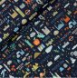 Preview: Baumwolle - Bon Voyage - World Traveler - navy - by Rifle Paper Co.