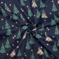 Preview: Baumwolle Popeline - Christmas Trees - marine