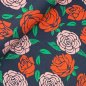 Preview: RESTSTÜCK 80cm !!! - Bio Jacquard - Rose - Cozy Jungle