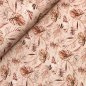 Preview: Bio Sommer French Terry - Jungle Leaves - beige terra