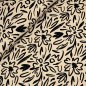 Preview: Canvas - Aurel Flowers - creme/schwarz