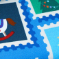 Preview: Bio Sweat - Stamps Col. 2 blue - Christmas - Hamburger Liebe - Albstoffe