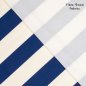 Preview: Baumwoll Popeline - Block Stripes - navy/offwhite - Fibremood No. 29