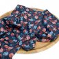 Preview: Baumwollwebware - Fan Flowers - navy