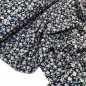 Preview: Feincord - Soft Flowers - blue navy