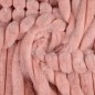 Preview: Fellimitat - Fake Fur - Streifen - rose