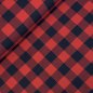 Preview: Baumwoll Flanell - Aki Check - red/black