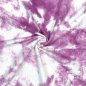 Preview: French Terry - Batik Clouds - violett