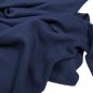 Preview: Frottee Fleece - uni - navy