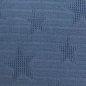 Preview: Jacquard Waffelpique Baumwolle - Star - jeans