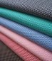 Preview: RESTSTÜCK 1,40m !!! - Bio Jacquard Jersey - Chess Board Knit - A17/A63 - meringa/flamme - Wonderland - Hamburger Liebe - Albstoffe