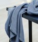 Preview: RESTSTÜCK 70cm !!! - Mara Linen Blend mit TENCEL™ - dusty blue - meetMilk