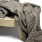 Preview: Tweed - Matteo - schlamm/naturweiß - made in Italy