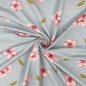 Preview: RESTSTÜCK 1,10m !!! - Modal Jersey - Cherry Blossom - light grey