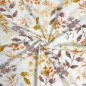 Preview: Musselin - Embroidery Flowers - camel beige