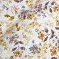 Preview: Musselin - Embroidery Flowers - camel beige