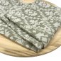 Preview: RESTSTÜCK 80cm !!! - Musselin Jacquard - Aztec - khaki/ecru