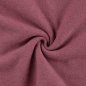 Preview: Bio Baumwoll Fleece - uni - bordeaux melange