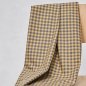 Preview: Bio Baumwoll Oxford - Gingham - calm grey/dry mustard - Mind the Maker