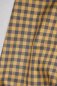 Preview: Bio Baumwoll Oxford - Gingham - calm grey/dry mustard - Mind the Maker