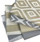 Preview: Outdoor Jacquard - Ikat Ogee Double Wrap - sand