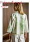 Preview: Baumwolle Leinen - Geo - offwhite/green - Fibremood No. 27