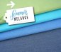 Preview: RESTSTÜCK 50cm !!! - Bio Jersey - Summer Mélange - kiwi/meringa - A07/A17 - Albstoffe - Hamburger Liebe