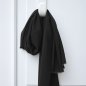 Preview: RESTSTÜCK 70cm !!! - Vida Voile mit TENCEL™ - black - meetMilk