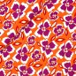 Preview: Viskose Popeline - Benice - orange/fuchsia