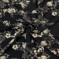 Preview: Viskose - Faded Flowers - black