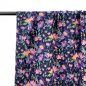 Preview: Viskose - Glam Flowers - navy/lilac