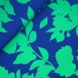 Preview: Viskose - Kalea Flower - blue/green