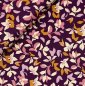 Preview: Viskosestretch - Flower Iris - dark purple