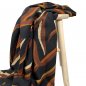 Preview: Viskose - Stripes Art - black/brown