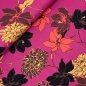 Preview: B-WARE !!! - RESTSTÜCK 50cm !!! - Viskose Twill - Flower Agata - fuchsia